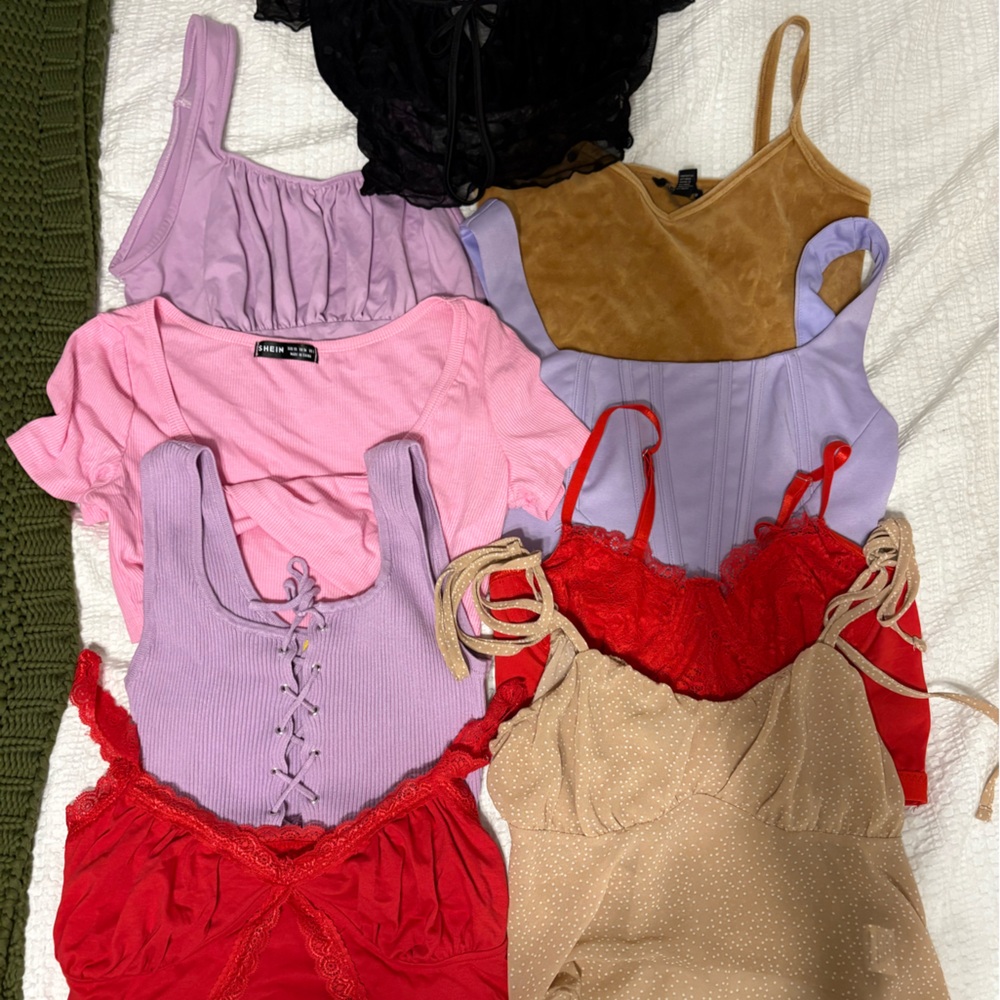 Bundle of 9 going out tops
